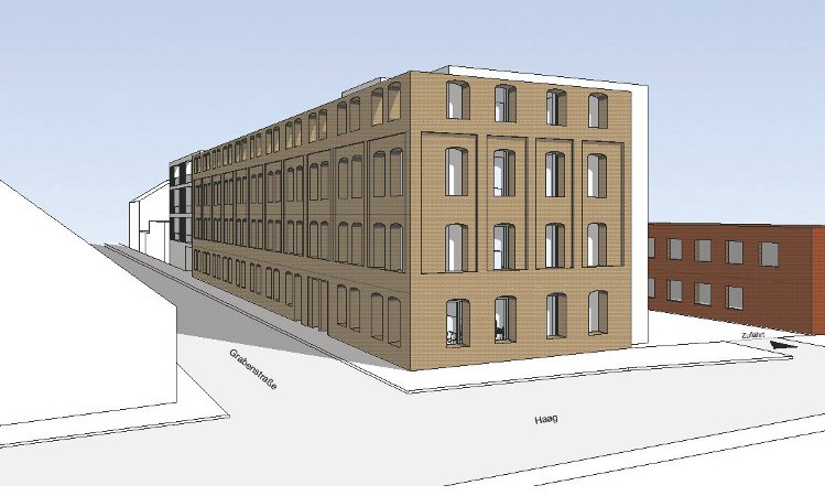 Perspektive Entwurf betreutes Wohnen Luckenwalde, Sollich Architekten 
 Sollich Architekten