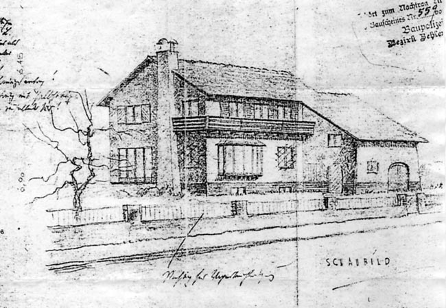 Bild 2 zu: THI. Sanierung einer Villa aus den 1930er-Jahren - Umbau und Instandsetzung eines Wohnhauses des Architekten Emanuel Lindner aus dem Jahr 1939, Berlin-Dahlem, 2010, Architekt: Jo Sollich 
 Emanuel Lindner
